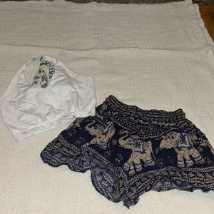 Elephant pants set. Good condition